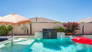 Una piscina riscaldata