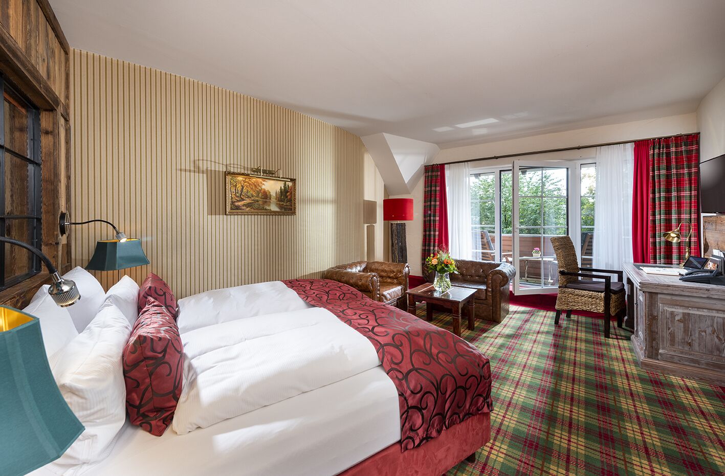 Wellnesszimmer Deluxe, DU/WC, Terrasse/Balkon-Wellnesszimmer Deluxe im Neubau mit Balkon