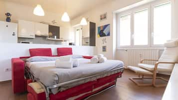 1 Schlafzimmer, Bügeleisen/Bügelbrett, Bettwäsche