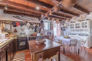 Fridge, microwave, oven, stovetop - Fabulous country house with pool set in historical town (Terena)