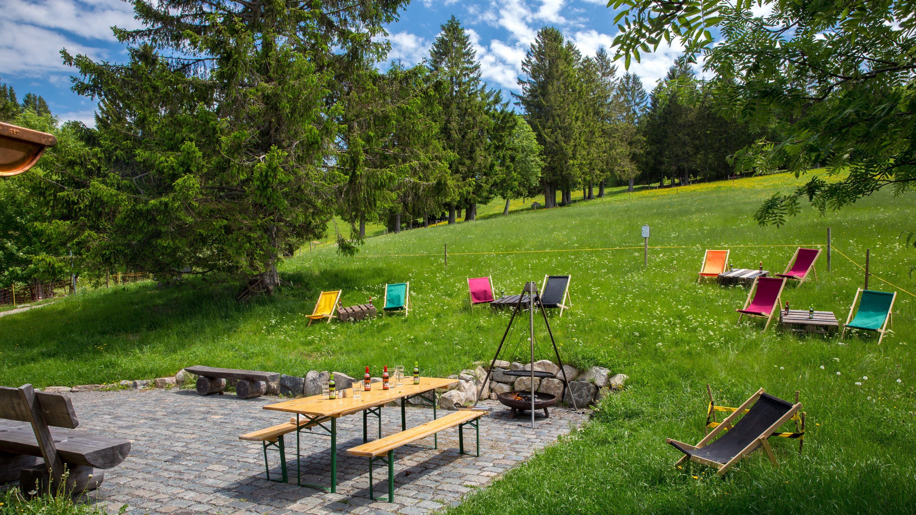 Opções para refeição ao ar livre