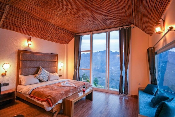 Luxury Room | Premium bedding, rollaway beds, free WiFi, bed sheets - Dhara Doorway to Inner Peace (Kosiyakutoli)