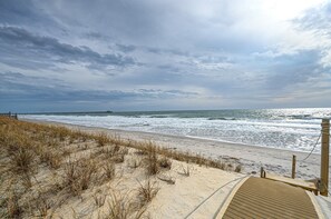On the beach