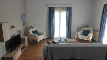 2 soveværelser, egyptiske bomuldslagner, premium-sengetøj, dundyner