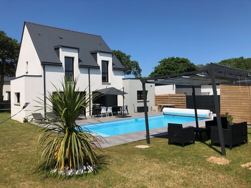 Villa for 10 people with heated pool - ERQUY