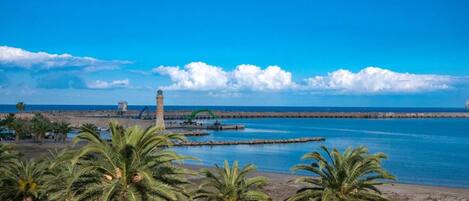 Udsigt fra overnatningsstedet