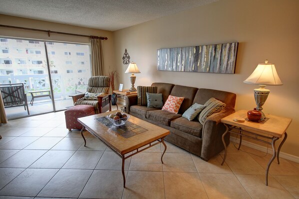 콘도, 침실 2개 | 거실 공간