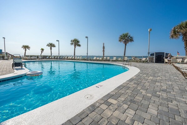 Condo, 1 Bedroom | Pool | Indoor pool, outdoor pool - Tradewinds 203 1 Bedroom Condo (Orange Beach)