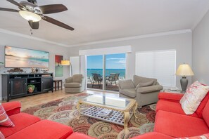 Condo, 3 Bedrooms | Living area - Admiral's Quarters 402 3 Bedroom Condo (Orange Beach)