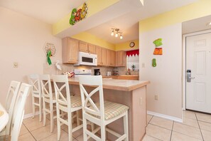 Condo, 2 Bedrooms | Private kitchen | Fridge, oven, coffee/tea maker - Seaside Beach & Racquet 5916 2 Bedroom Condo (Orange Beach)