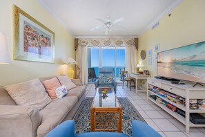 Living area - Island Royale 404 2 Bedroom Condo (Gulf Shores)