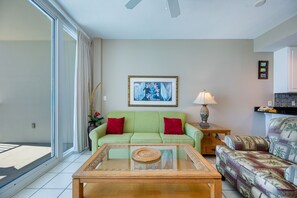 Condo, 1 habitación | Área de sala de estar