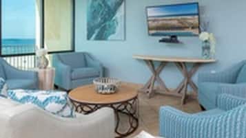 Suite, 1 Bedroom | Living area