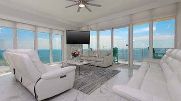Condo, 4 Bedrooms | Living area