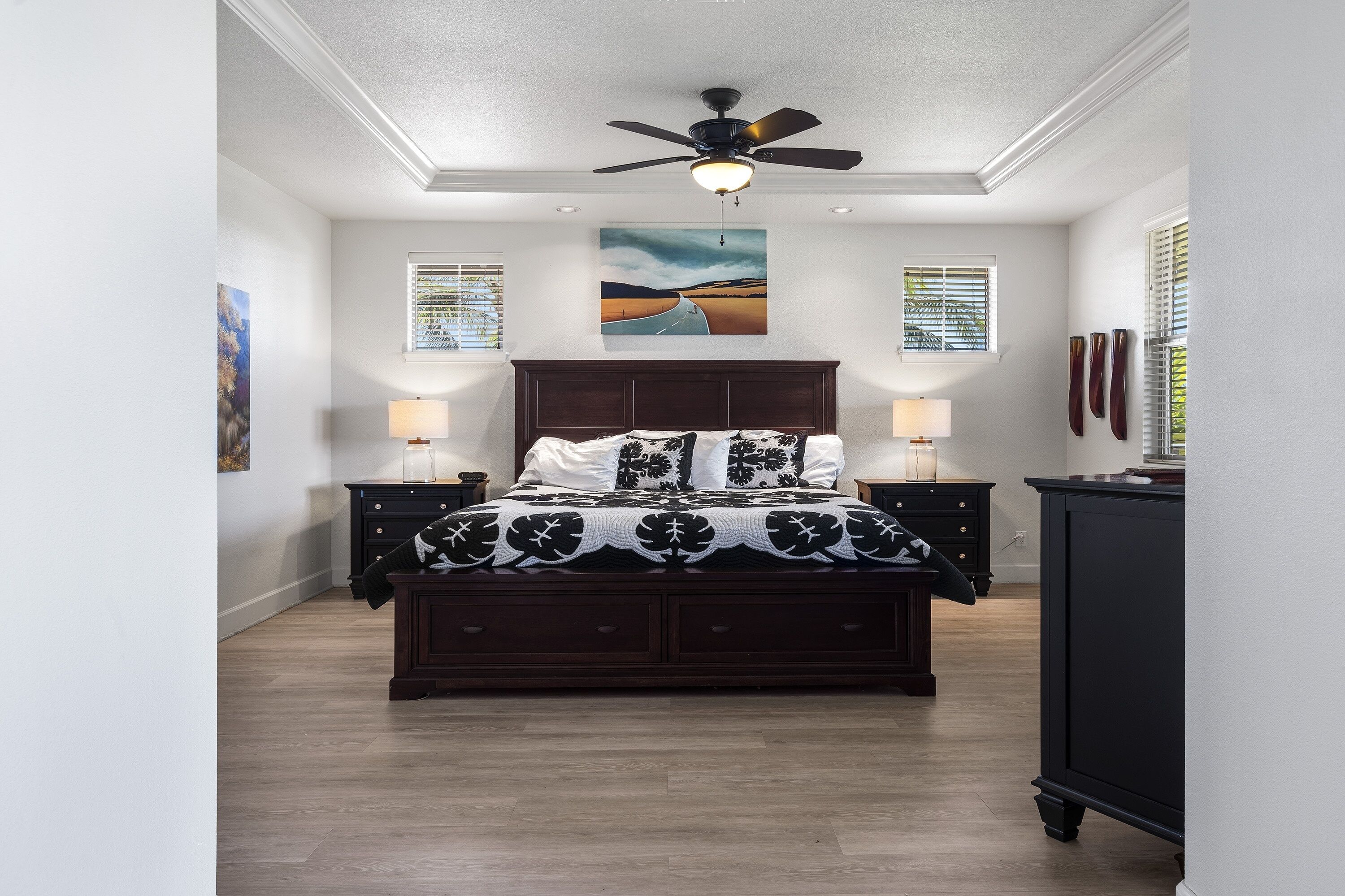 Townhome, 2 Bedrooms | 2 bedrooms, desk, laptop workspace, iron/ironing board