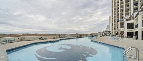 Indoor pool, a heated pool