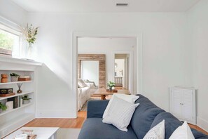 TV, fireplace, offices