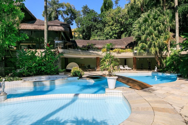 Vista da piscina