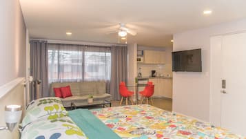 1 bedroom, iron/ironing board, travel crib, free WiFi