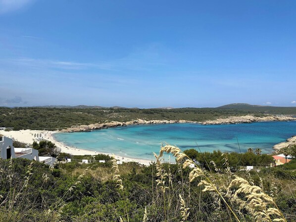 Vlak bij het strand