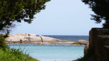 Vlak bij het strand