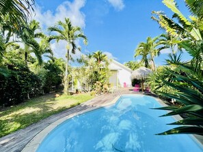 Outdoor pool - Villa Trôpik Diamond et Bungalow, Piscine et Proche Plage (Le Diamant)