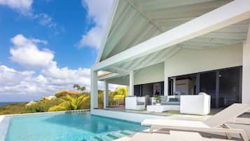 Exclusive Villa, 4 Bedrooms, Private Pool, Ocean View | Terrace/patio