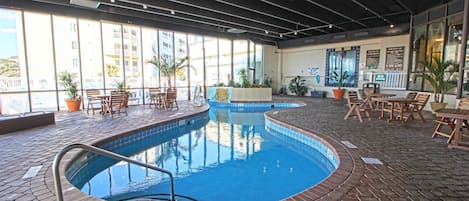 Indoor pool, outdoor pool