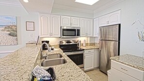 Private kitchen - Ocean Front Condo at Sands Beach Club, Myrtle Beach, SC (Myrtle Beach)