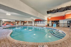 Indoor pool, outdoor pool