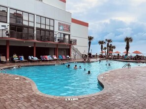Indoor pool, outdoor pool