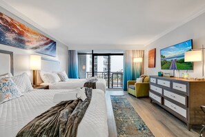 In-room safe, iron/ironing board, free WiFi, bed sheets - Oceanview Efficiency, Starbucks, Pools, Hot Tubs (Myrtle Beach)