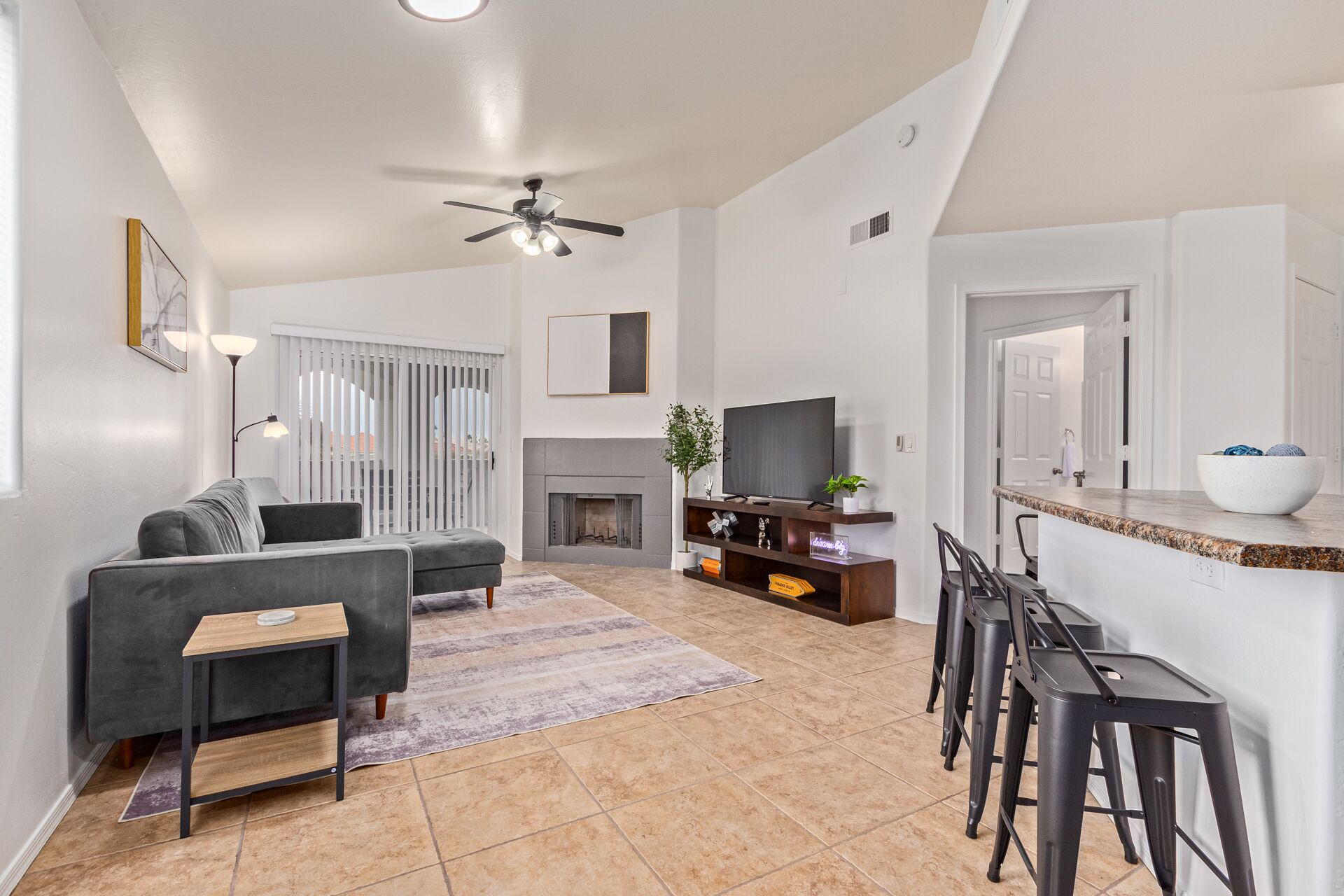 Área de sala de estar