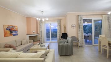 TV connectée, cheminée