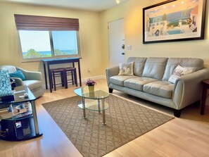 Smart TV, books - BEACHFRONT 2 BEDROOM!
SALE!! Great Views! Walk to beach & restaurants! (St. Pete Beach)