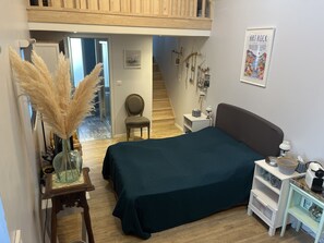 1 間睡房、可攜式嬰兒床、免費 Wi-Fi、床單