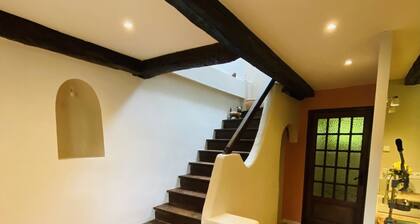 Traditional Breton house near the sea