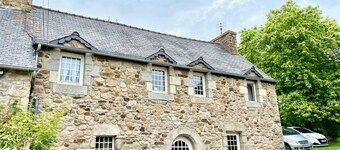 Traditional Breton house near the sea