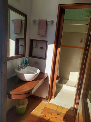 Towels, soap, toilet paper