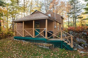 Cabin, 2 Bedrooms, River View | Individually furnished, bed sheets - Kennebec Riverside Cabins (West Forks)