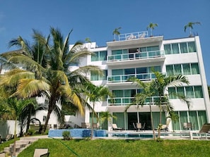 Fassade der Unterkunft