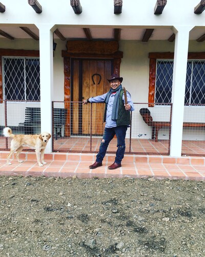 Holiday ranch surrounded by nature