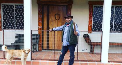 Holiday ranch surrounded by nature