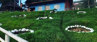 Holiday ranch surrounded by nature