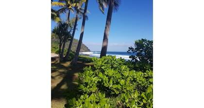 Driftwood-small house next to large cove