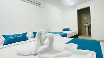 Free WiFi, bed sheets