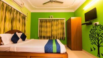 Premium bedding, down duvets, memory-foam beds, individually decorated