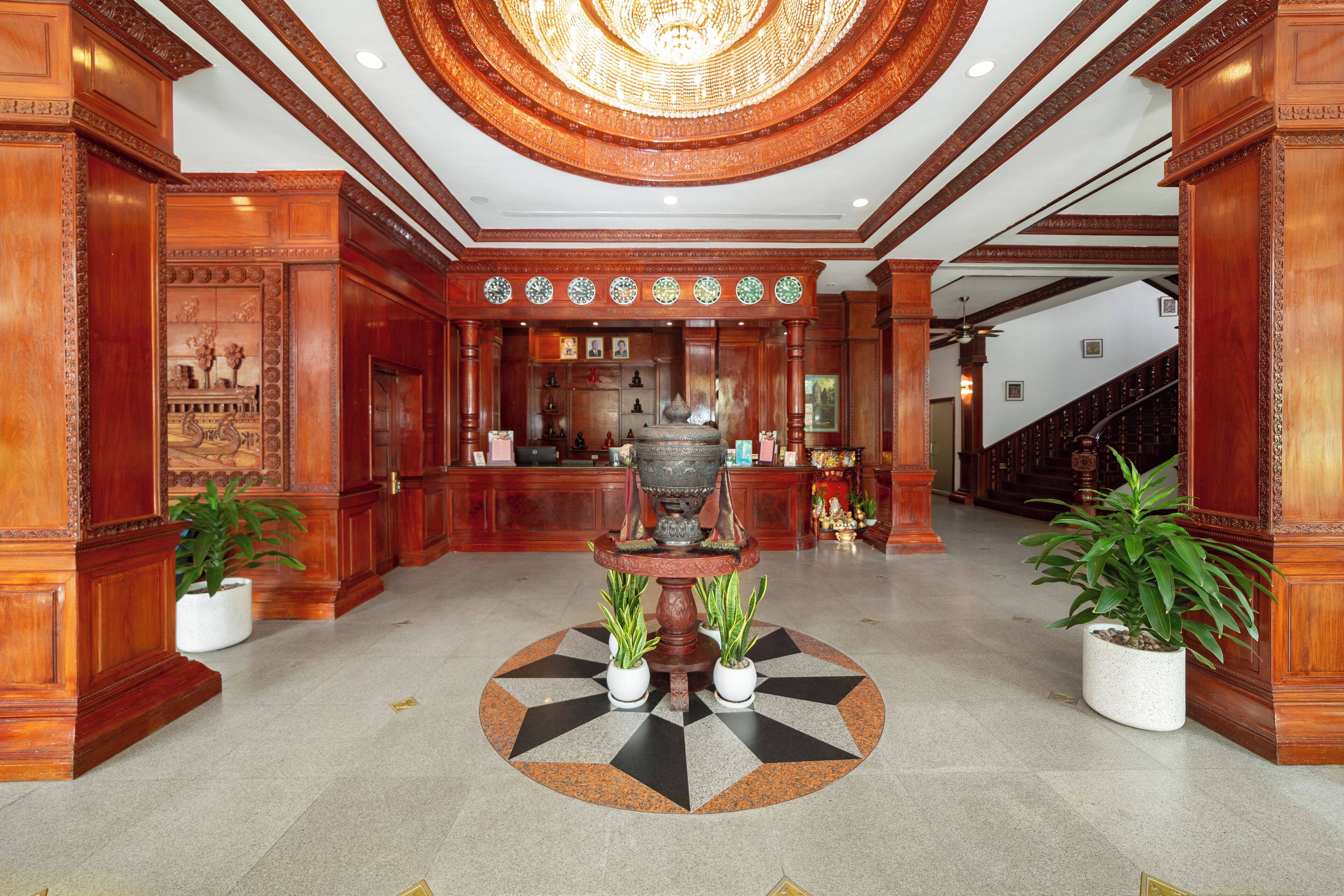 Overnatningsstedets facade