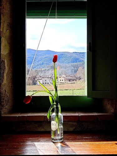 Rural house with barbecue in Mieres -Gerona  for 9 people