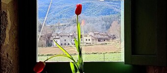 Rural house with barbecue in Mieres -Gerona  for 9 people